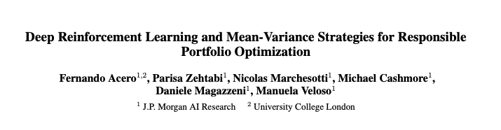 J.P. Morgan Chase: Portfolio Optimization